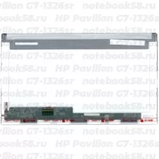 Матрица для ноутбука HP Pavilion G7-1326sr (1600x900 HD+) TN, 40pin, Матовая