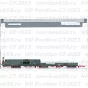 Матрица для ноутбука HP Pavilion G7-2033 (1600x900 HD+) TN, 40pin, Матовая