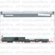 Матрица для ноутбука HP Pavilion G7-2240 (1600x900 HD+) TN, 40pin, Матовая