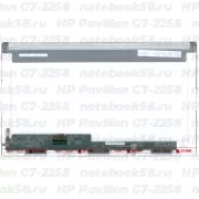 Матрица для ноутбука HP Pavilion G7-2258 (1600x900 HD+) TN, 40pin, Матовая