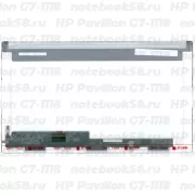 Матрица для ноутбука HP Pavilion G7-1118 (1600x900 HD+) TN, 40pin, Матовая