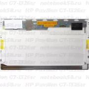 Матрица для ноутбука HP Pavilion G7-1326sr (1600x900 HD+) TN, 40pin, Матовая