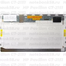 Матрица для ноутбука HP Pavilion G7-2151 (1600x900 HD+) TN, 40pin, Матовая