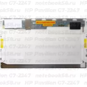 Матрица для ноутбука HP Pavilion G7-2247 (1600x900 HD+) TN, 40pin, Матовая