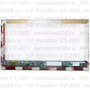 Матрица для ноутбука HP Pavilion G7-2151 (1600x900 HD+) TN, 40pin, Глянцевая