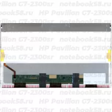 Матрица для ноутбука HP Pavilion G7-2300sr (1600x900 HD+) TN, 40pin, Глянцевая