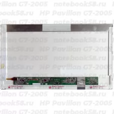 Матрица для ноутбука HP Pavilion G7-2005 (1600x900 HD+) TN, 40pin, Матовая