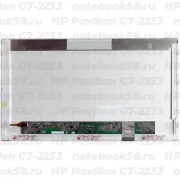 Матрица для ноутбука HP Pavilion G7-2233 (1600x900 HD+) TN, 40pin, Матовая