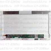 Матрица для ноутбука HP Pavilion G7-2281nr (1600x900 HD+) TN, 40pin, Матовая