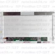 Матрица для ноутбука HP Pavilion G7-1237 (1600x900 HD+) TN, 40pin, Матовая