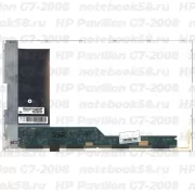 Матрица для ноутбука HP Pavilion G7-2008 (1600x900 HD+) TN, 40pin, Глянцевая