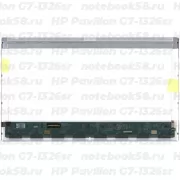 Матрица для ноутбука HP Pavilion G7-1326sr (1600x900 HD+) TN, 40pin, Глянцевая