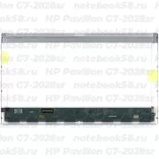 Матрица для ноутбука HP Pavilion G7-2028sr (1600x900 HD+) TN, 40pin, Глянцевая