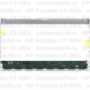 Матрица для ноутбука HP Pavilion G7-2154 (1600x900 HD+) TN, 40pin, Глянцевая