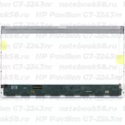 Матрица для ноутбука HP Pavilion G7-2243nr (1600x900 HD+) TN, 40pin, Глянцевая