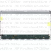 Матрица для ноутбука HP Pavilion G7-1269nr (1600x900 HD+) TN, 40pin, Глянцевая