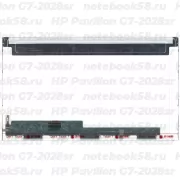 Матрица для ноутбука HP Pavilion G7-2028sr (1600x900 HD+) TN, 40pin, Глянцевая