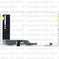 Матрица для ноутбука HP Pavilion G6-1b33 (1366x768 HD) TN, 40pin, Матовая