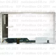 Матрица для ноутбука HP Pavilion G6-2151 (1366x768 HD) TN, 40pin, Глянцевая