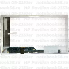 Матрица для ноутбука HP Pavilion G6-2353er (1366x768 HD) TN, 40pin, Глянцевая