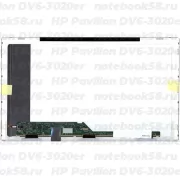 Матрица для ноутбука HP Pavilion DV6-3020er (1366x768 HD) TN, 40pin, Матовая