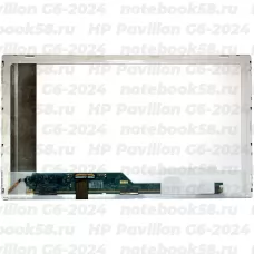 Матрица для ноутбука HP Pavilion G6-2024 (1366x768 HD) TN, 40pin, Матовая