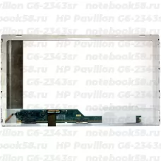 Матрица для ноутбука HP Pavilion G6-2343sr (1366x768 HD) TN, 40pin, Матовая