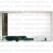 Матрица для ноутбука HP Pavilion G6-1c32nr (1366x768 HD) TN, 40pin, Матовая