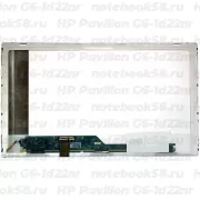 Матрица для ноутбука HP Pavilion G6-1d22nr (1366x768 HD) TN, 40pin, Матовая