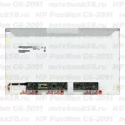 Матрица для ноутбука HP Pavilion G6-2091 (1366x768 HD) TN, 40pin, Глянцевая