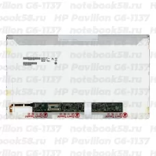 Матрица для ноутбука HP Pavilion G6-1137 (1366x768 HD) TN, 40pin, Глянцевая