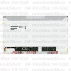 Матрица для ноутбука HP Pavilion G6-1222 (1366x768 HD) TN, 40pin, Глянцевая