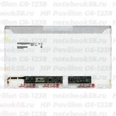 Матрица для ноутбука HP Pavilion G6-1238 (1366x768 HD) TN, 40pin, Глянцевая