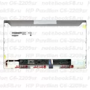 Матрица для ноутбука HP Pavilion G6-2209sr (1366x768 HD) TN, 40pin, Матовая