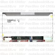 Матрица для ноутбука HP Pavilion G6-1305sr (1366x768 HD) TN, 40pin, Матовая