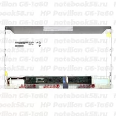 Матрица для ноутбука HP Pavilion G6-1a60 (1366x768 HD) TN, 40pin, Матовая