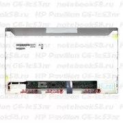 Матрица для ноутбука HP Pavilion G6-1c53nr (1366x768 HD) TN, 40pin, Матовая