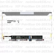 Матрица для ноутбука HP Pavilion G6-2033nr (1366x768 HD) TN, 40pin, Глянцевая