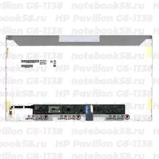 Матрица для ноутбука HP Pavilion G6-1138 (1366x768 HD) TN, 40pin, Глянцевая