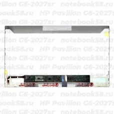 Матрица для ноутбука HP Pavilion G6-2027sr (1366x768 HD) TN, 40pin, Матовая