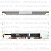 Матрица для ноутбука HP Pavilion G6-2316er (1366x768 HD) TN, 40pin, Матовая