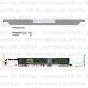 Матрица для ноутбука HP Pavilion G6-2007sr (1366x768 HD) TN, 40pin, Матовая