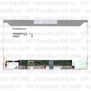 Матрица для ноутбука HP Pavilion G6-2011 (1366x768 HD) TN, 40pin, Матовая