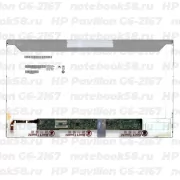 Матрица для ноутбука HP Pavilion G6-2167 (1366x768 HD) TN, 40pin, Матовая