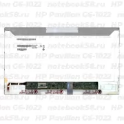 Матрица для ноутбука HP Pavilion G6-1022 (1366x768 HD) TN, 40pin, Матовая