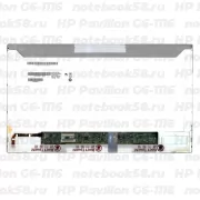 Матрица для ноутбука HP Pavilion G6-1116 (1366x768 HD) TN, 40pin, Матовая