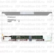 Матрица для ноутбука HP Pavilion G6-1117 (1366x768 HD) TN, 40pin, Матовая