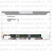 Матрица для ноутбука HP Pavilion G6-1c37 (1366x768 HD) TN, 40pin, Матовая