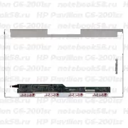 Матрица для ноутбука HP Pavilion G6-2001sr (1366x768 HD) TN, 40pin, Глянцевая