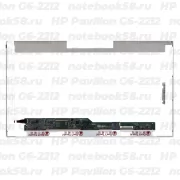 Матрица для ноутбука HP Pavilion G6-2212 (1366x768 HD) TN, 40pin, Глянцевая